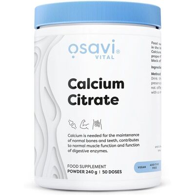 Osavi Calcium Citrate - Powder 240g Osavi Calcium Citrate - Powder 240g