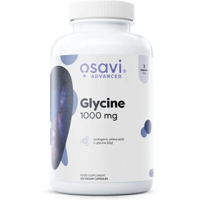 Osavi Glicina 1000mg Cápsulas Veganas - Apoyo al Sueño y Colágeno Osavi Glicina 1000mg Cápsulas Veganas - Apoyo al Sueño y Colágeno