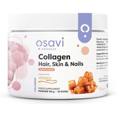 Osavi Collagen Peptides Salted Caramel - Hair, Skin & Nails - 150g Osavi Collagen Peptides Salted Caramel - Hair, Skin & Nails - 150g