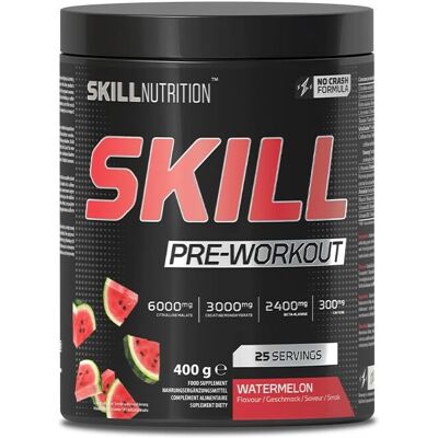 Skill Nutrition Wassermelon Pre-Workout - 400g Skill Nutrition Wassermelon Pre-Workout - 400g