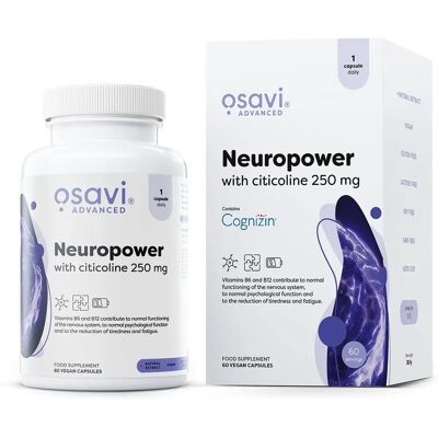 Osavi Neuropower Citicolina 250mg Cápsulas Veganas - Tipo de Producto Osavi Neuropower Citicolina 250mg Cápsulas Veganas - Tipo de Producto