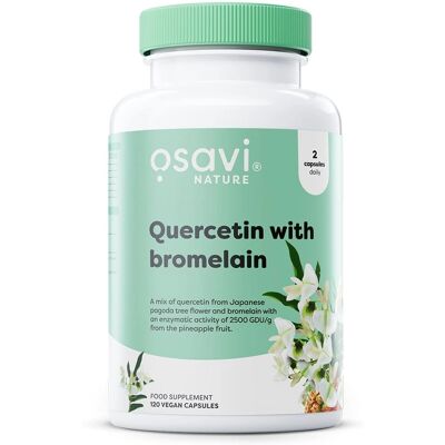Osavi Quercetin con Bromelina - 120 capsule vegane Osavi Quercetin con Bromelina - 120 capsule vegane