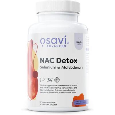 Osavi NAC Detox - Vegane Kapseln - 60 Stück Osavi NAC Detox - Vegane Kapseln - 60 Stück