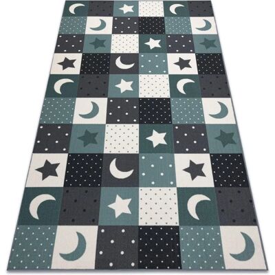 Dywany Łuszczów Alfombra Infantil - Estrellas Turquesa Gris Azul - Alfombra Dywany Łuszczów Alfombra Infantil - Estrellas Turquesa Gris Azul - Alfombra