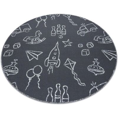 Dywany Łuszczów Tappeto Bambini 100cm Grigio - Tipo di Tappeto Dywany Łuszczów Tappeto Bambini 100cm Grigio - Tipo di Tappeto