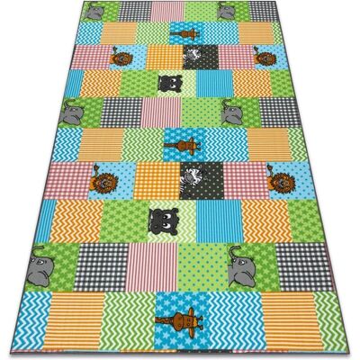RugsX Alfombra Infantil Colorida de Animales del Zoológico - 100x250cm RugsX Alfombra Infantil Colorida de Animales del Zoológico - 100x250cm