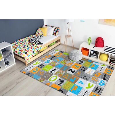 RugsX JUMPY Alfombra Infantil Patchwork - Multicolor 100x250 cm RugsX JUMPY Alfombra Infantil Patchwork - Multicolor 100x250 cm