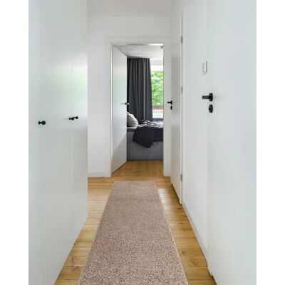 RugsX Beige Shaggy Carpet - 60x300 cm - Soft, Durable & Easy to Clean RugsX Beige Shaggy Carpet - 60x300 cm - Soft, Durable & Easy to Clean