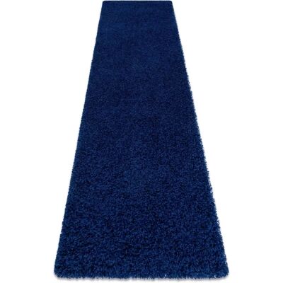 RugsX Navy Shaggy Teppich - Für Küche & Flur - 70x300cm RugsX Navy Shaggy Teppich - Für Küche & Flur - 70x300cm