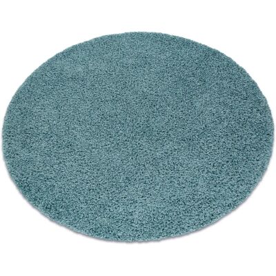 Alfombra shaggy azul Dywany Łuszczów - Círculo 5cm - Alfombra Alfombra shaggy azul Dywany Łuszczów - Círculo 5cm - Alfombra