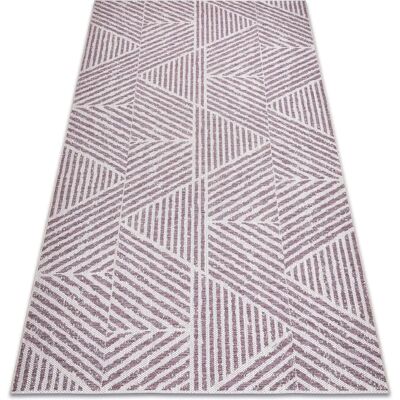 Rugsx - Beiget ruusunpunainen 120x170cm Matto - Sisä- ja ulkokäyttöön Rugsx - Beiget ruusunpunainen 120x170cm Matto - Sisä- ja ulkokäyttöön