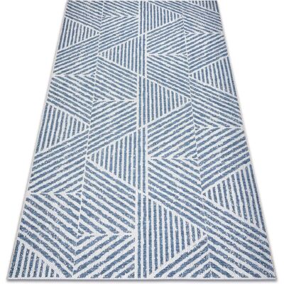 Rugsx - Alfombra beige / azul - 80x150cm - Interior/Exterior Rugsx - Alfombra beige / azul - 80x150cm - Interior/Exterior