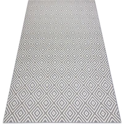 Tappeto RugsX SISAL PIATTO - Grigio / Crema - 140x200 cm - Tappeto Tappeto RugsX SISAL PIATTO - Grigio / Crema - 140x200 cm - Tappeto
