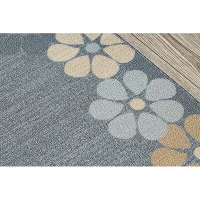 Dywany Łuszczów - Grey Flower Anti-Slip Runner - Hallway Carpet Dywany Łuszczów - Grey Flower Anti-Slip Runner - Hallway Carpet