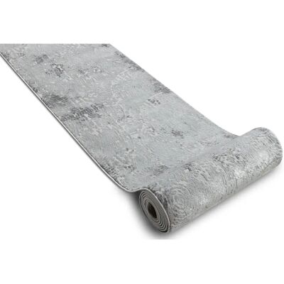 RugsX Grey Runner Structural MEFE 8725 - Runner Rug RugsX Grey Runner Structural MEFE 8725 - Runner Rug