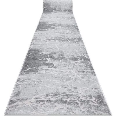 RugsX Corridoio Strutturale Grigio - Durevole, Morbido, Colori Caldi - Tappeto per Corridoio e Cucina RugsX Corridoio Strutturale Grigio - Durevole, Morbido, Colori Caldi - Tappeto per Corridoio e Cucina