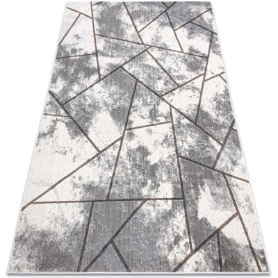 Dywany Łuszczów NOBLE vintage geometric carpet - 1518 67 - cream / grey - Modern Dywany Łuszczów NOBLE vintage geometric carpet - 1518 67 - cream / grey - Modern