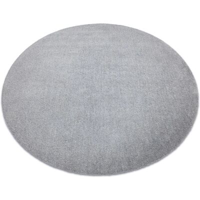 LATIO Silver Grey Round Washing Carpet - Washing Carpet LATIO Silver Grey Round Washing Carpet - Washing Carpet
