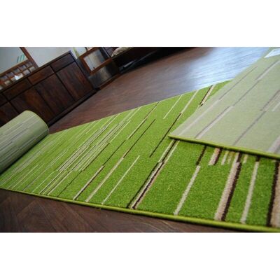 RugsX Alfombra Verde Fryz Neli - Pasillo RugsX Alfombra Verde Fryz Neli - Pasillo