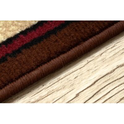 RugsX Alfombra de pasillo marrón - 100x840 cm - Runner RugsX Alfombra de pasillo marrón - 100x840 cm - Runner