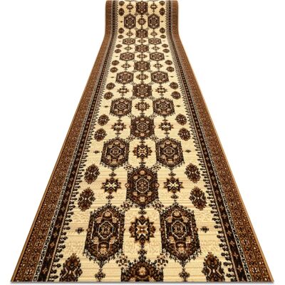 Dywany Łuszczów Runner BCF ZEGARY beige 70x250 cm - Alfombra de pasillo Dywany Łuszczów Runner BCF ZEGARY beige 70x250 cm - Alfombra de pasillo