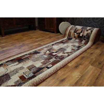 RugsX - Alfombra pasillo beige - Polipropileno - 90x170cm - Duradera y Fácil de limpiar RugsX - Alfombra pasillo beige - Polipropileno - 90x170cm - Duradera y Fácil de limpiar