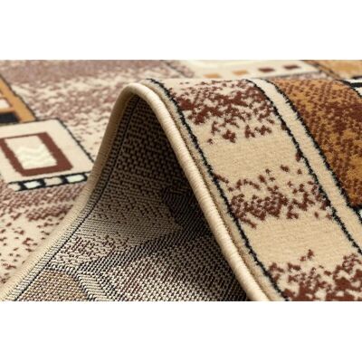 RugsX - Alfombra beige 150x140cm - Polipropileno duradero RugsX - Alfombra beige 150x140cm - Polipropileno duradero