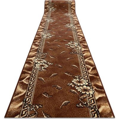 RugsX BCF TRIO Alfombra pasillo marrón 150x470 cm RugsX BCF TRIO Alfombra pasillo marrón 150x470 cm