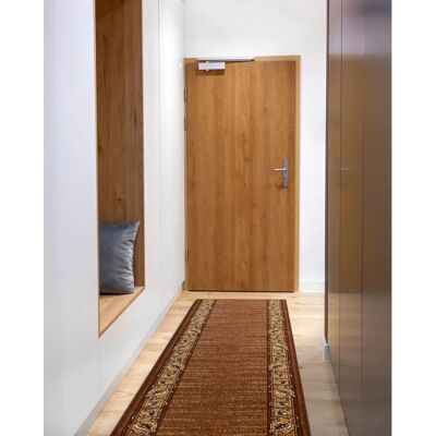 RugsX FELIKS Alfombra marrón para pasillo RugsX FELIKS Alfombra marrón para pasillo