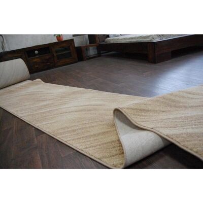 RugsX KARMEL FRYZ - SAKA beige Alfombra de pasillo - 80x410 cm RugsX KARMEL FRYZ - SAKA beige Alfombra de pasillo - 80x410 cm