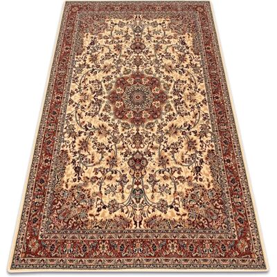 RUGSX Tappeto di Lana Polonia Kordoba Beige 135x200cm - Tappeto RUGSX Tappeto di Lana Polonia Kordoba Beige 135x200cm - Tappeto