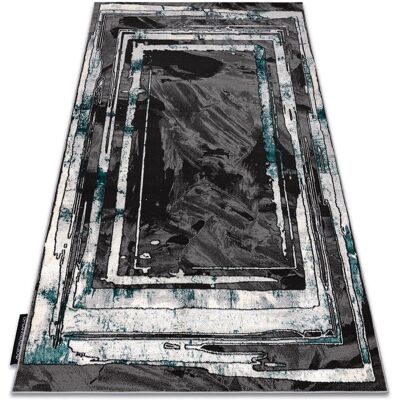 Μοντέρνα χαλί DE LUXE 619 Πλαίσιο - δομικό γκρι / πράσινο 240x340 cm Μοντέρνα χαλί DE LUXE 619 Πλαίσιο - δομικό γκρι / πράσινο 240x340 cm