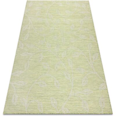 Tappeto Sisal Patio Tessuto Piatti - Verde/Beige - 117x170 cm Tappeto Sisal Patio Tessuto Piatti - Verde/Beige - 117x170 cm