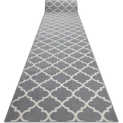 Rugsx MORAD Trelis Gris / Crema Alfombra de pasillo Rugsx MORAD Trelis Gris / Crema Alfombra de pasillo