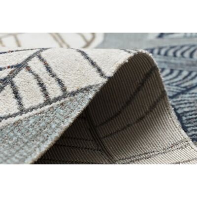 MUNDO Blau / Beige Außen Modern Teppich - 120x170cm MUNDO Blau / Beige Außen Modern Teppich - 120x170cm