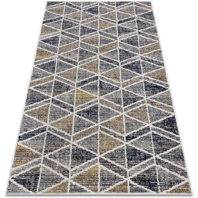 MUNDO Geometrischer Außen-Teppich - 6mm, Grau/Beige, 120x170cm MUNDO Geometrischer Außen-Teppich - 6mm, Grau/Beige, 120x170cm