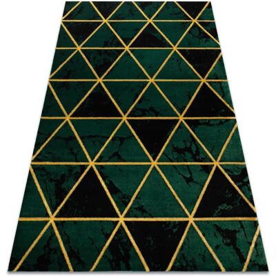 Μάρκα EMERALD Μοντέλο 1020 - Τρίγωνα, Πράσινο/Χρυσό Χαλί Μάρκα EMERALD Μοντέλο 1020 - Τρίγωνα, Πράσινο/Χρυσό Χαλί