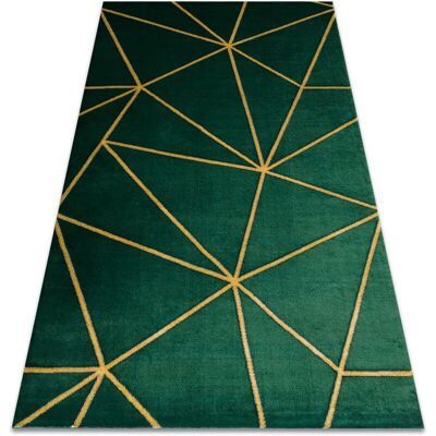 Dywany Łuszczów Emerald Carpet - 1013 Glamour, Geometric Green/Gold - Carpet Dywany Łuszczów Emerald Carpet - 1013 Glamour, Geometric Green/Gold - Carpet
