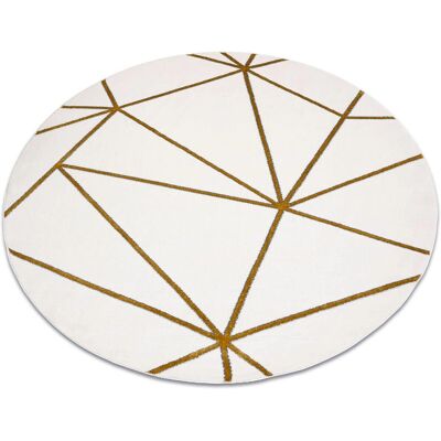 EMERALD Teppich 1013 - Glamour, Stilvolle Geometrie Creme/Gold - Teppich EMERALD Teppich 1013 - Glamour, Stilvolle Geometrie Creme/Gold - Teppich