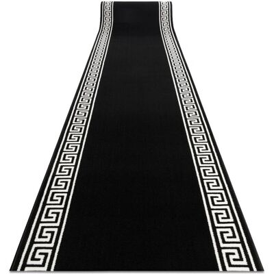 Dywany Łuszczów MORAD Grek negro alfombra pasillo - pasillo, cocina - 90x640 cm Dywany Łuszczów MORAD Grek negro alfombra pasillo - pasillo, cocina - 90x640 cm