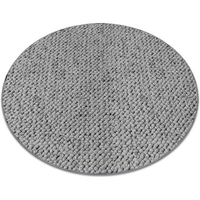 Casablanca Grey Round Carpet - 170 cm - Durable, Easy Clean, Pet-friendly Casablanca Grey Round Carpet - 170 cm - Durable, Easy Clean, Pet-friendly