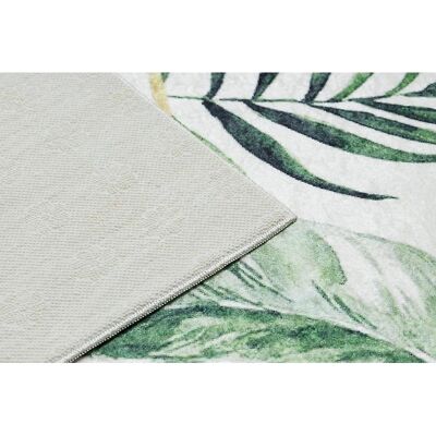 ANDRE 1168 White/Green Geometric Non-slip Rug ANDRE 1168 White/Green Geometric Non-slip Rug