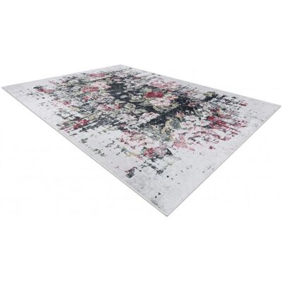 Tappeto lavabile ANDRE 1816D Bianco / Rosso - Vintage Antiscivolo - 160x220 cm Tappeto lavabile ANDRE 1816D Bianco / Rosso - Vintage Antiscivolo - 160x220 cm