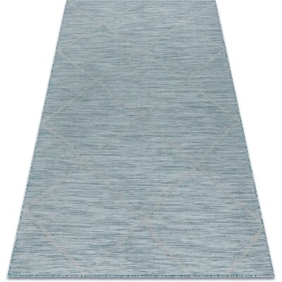 Dywany Łuszczów Model 3075 Flat Woven Aqua Blue - Carpet Dywany Łuszczów Model 3075 Flat Woven Aqua Blue - Carpet
