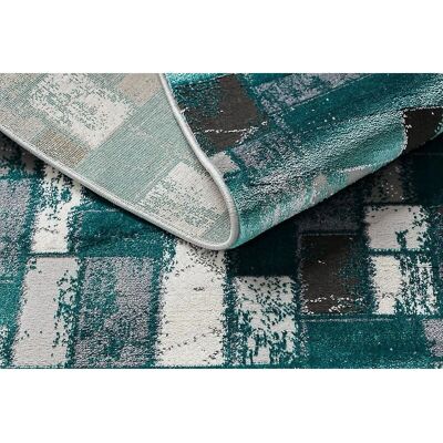 Dywany Łuszczów Alfombra DE LUXE Moderna - Verde / Antracita - 120x170cm Dywany Łuszczów Alfombra DE LUXE Moderna - Verde / Antracita - 120x170cm