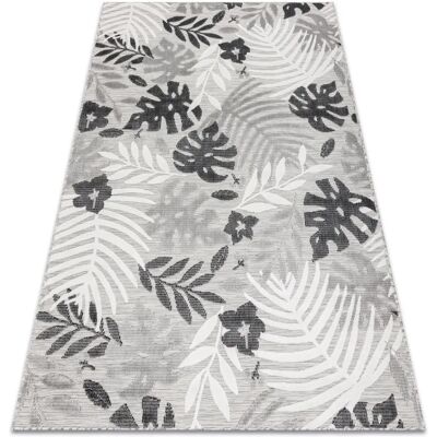 Alfombra Botanic Monstera gris de Dywany Łuszczów - 117x170cm Alfombra Botanic Monstera gris de Dywany Łuszczów - 117x170cm