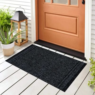 RugsX Malaga Anthracite Runner Anti-slip 100x130cm RugsX Malaga Anthracite Runner Anti-slip 100x130cm