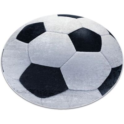 BAMBINO Children's Rug - Football - 80cm - Non-slip BAMBINO Children's Rug - Football - 80cm - Non-slip