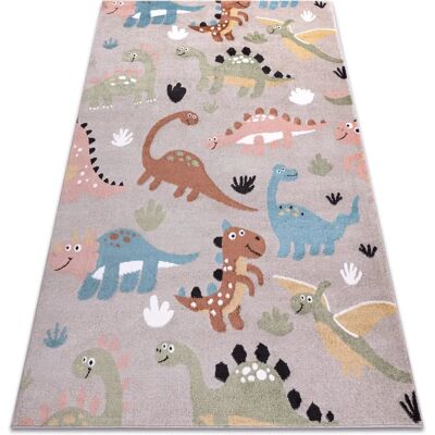 Dywany Łuszczów FUN Dino Μάλλινη Χαλί Μπεζ 140x190cm - Χαλί Dywany Łuszczów FUN Dino Μάλλινη Χαλί Μπεζ 140x190cm - Χαλί