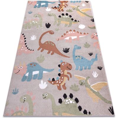 RugsX - Alfombra Dino para Niños - Beige - 280x370 cm RugsX - Alfombra Dino para Niños - Beige - 280x370 cm